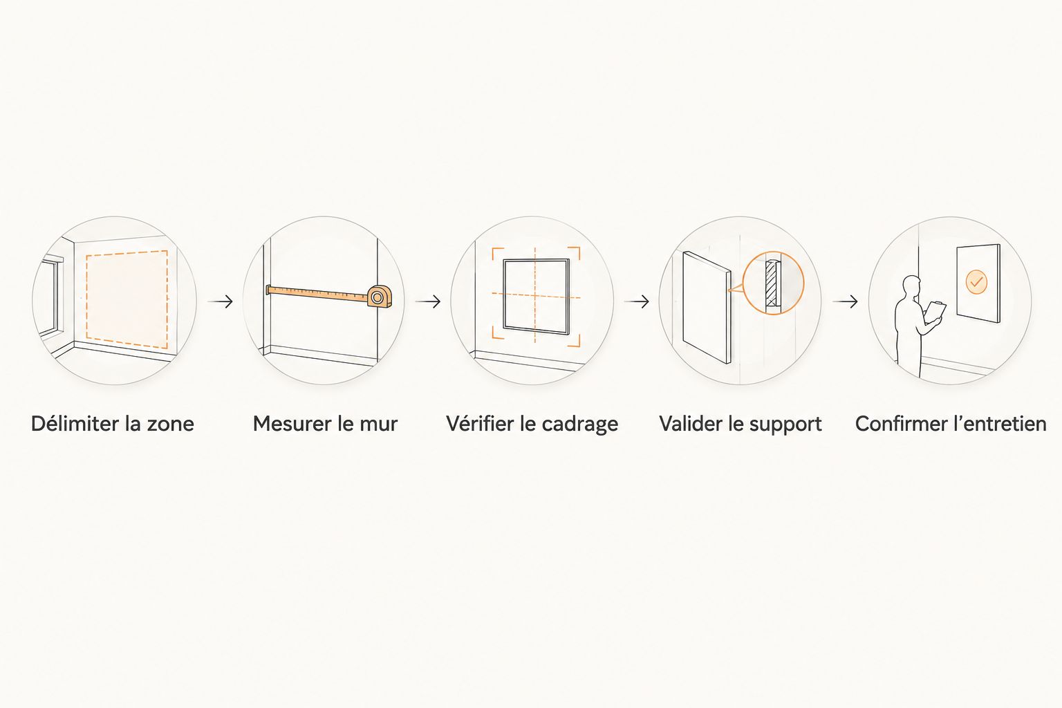 The steps for preparing the wall before choosing and ordering the wallpaper