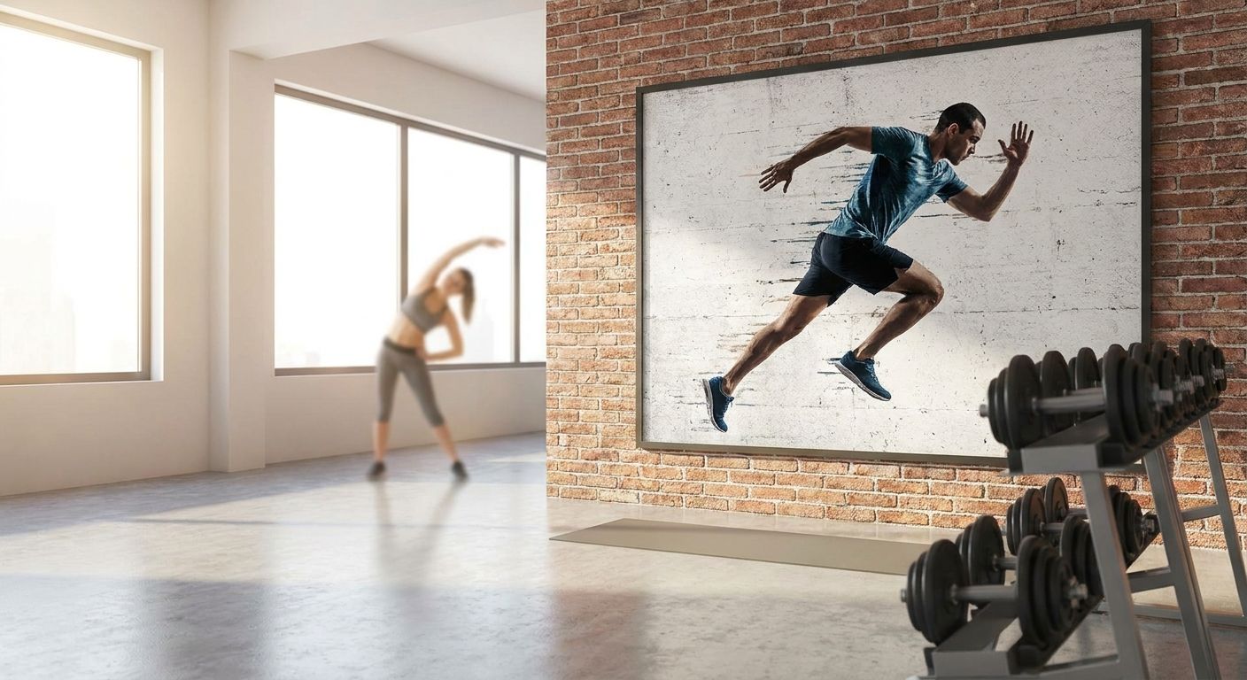 Wall art for gyms and fitness studios
