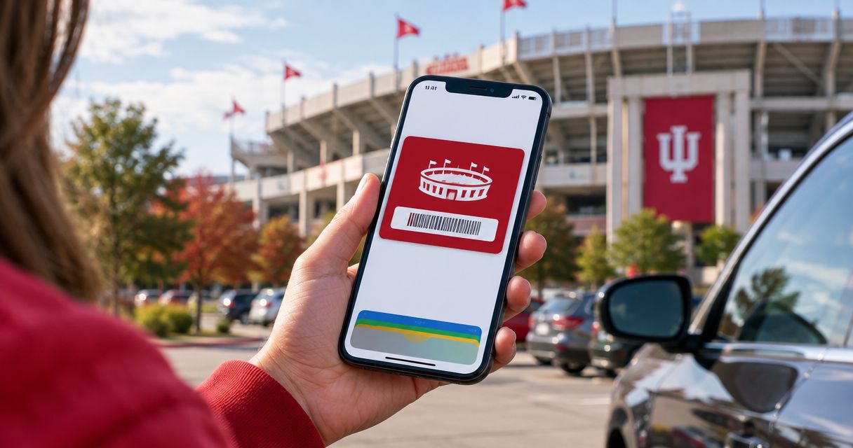 How to add your IU football parking pass to Apple Wallet