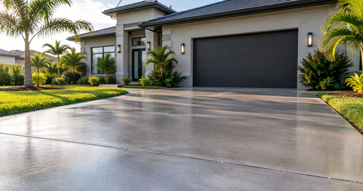 Best concrete driveway finishes for Florida homes in 2026