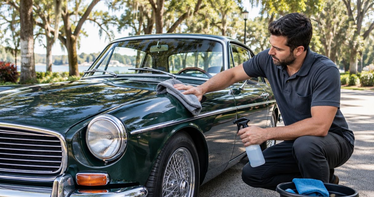 How do you choose detailing for an older car in Winter Park?