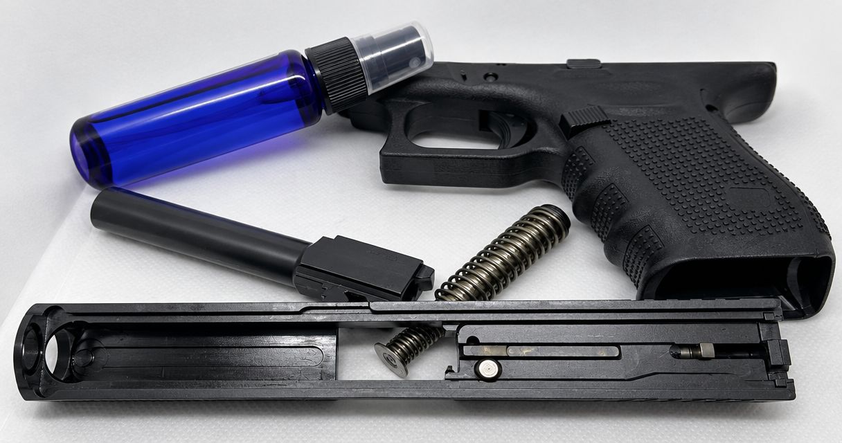Gun lubricant: how much belongs on moving parts?