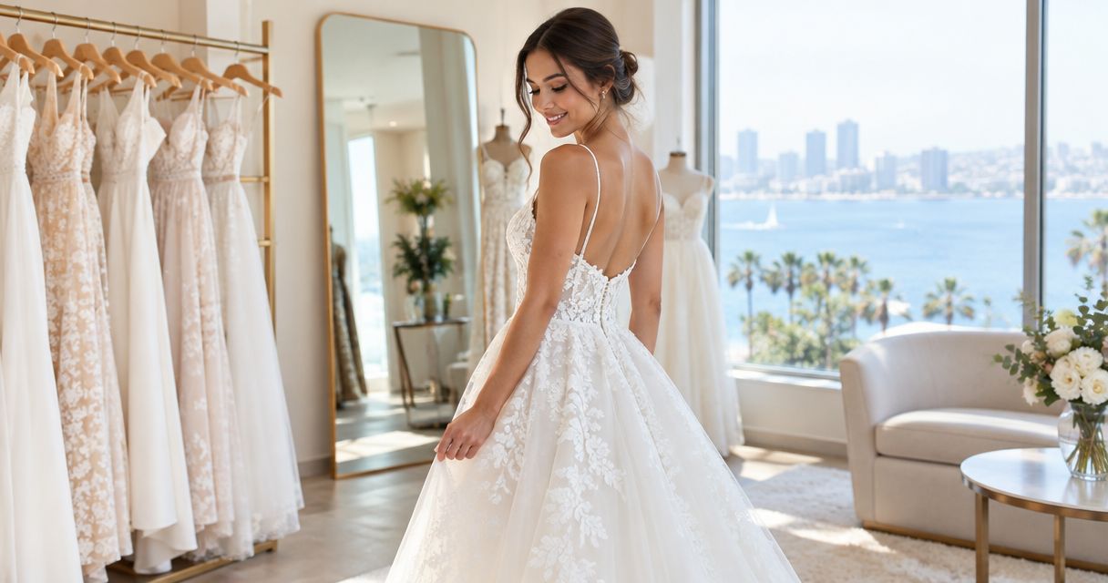 Best wedding dress rental shops in San Diego 2026