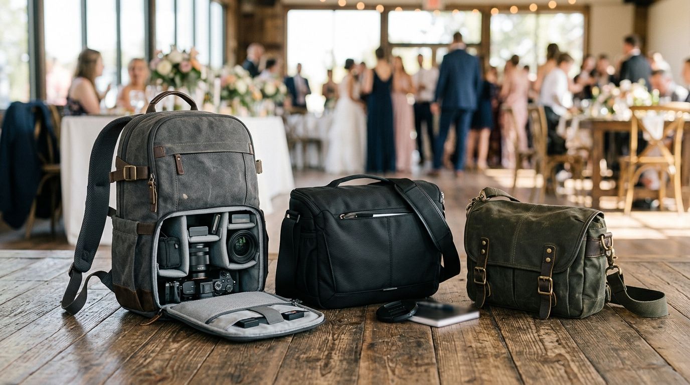 Best camera bags for wedding and event photographers