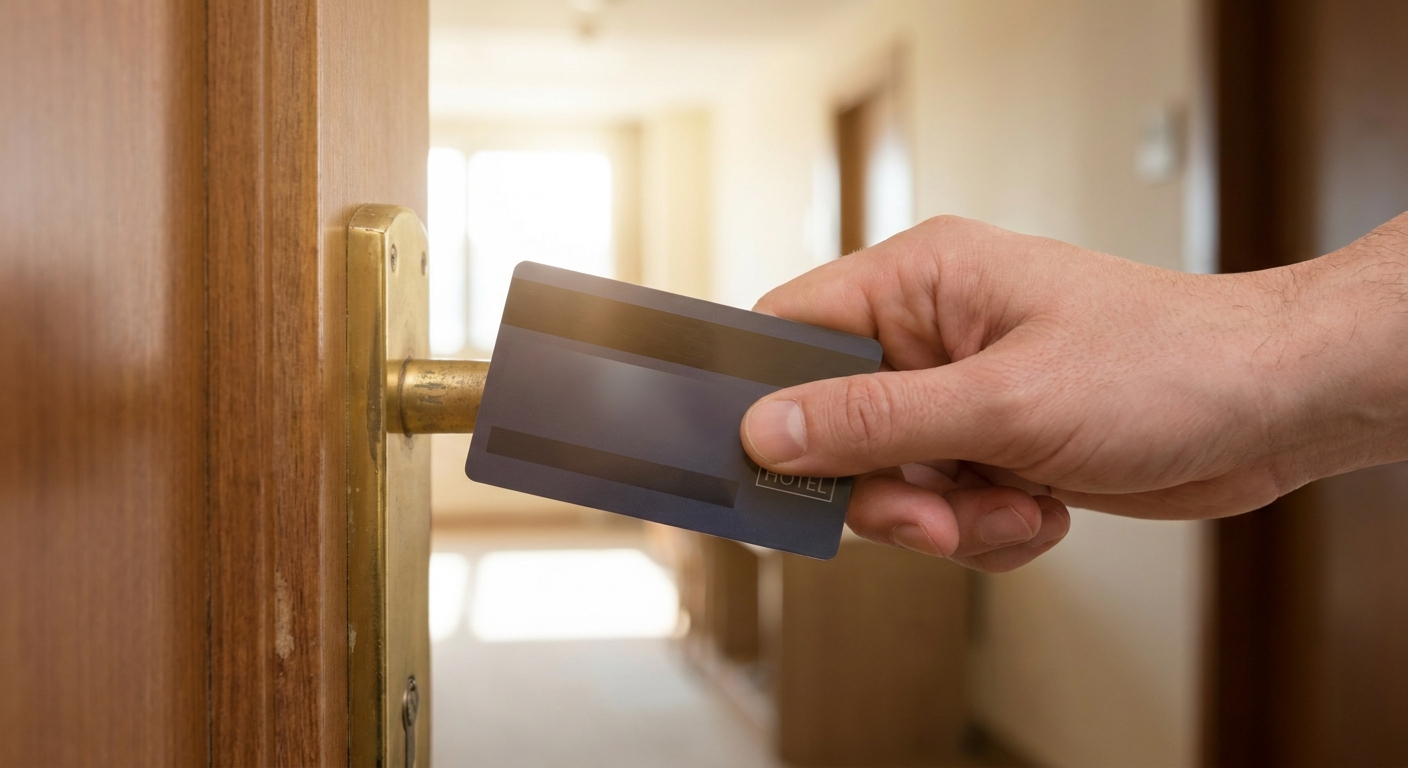 Magnetic stripe cards for hotel key card systems