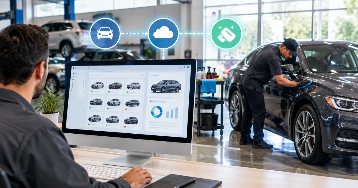 How to connect dealership inventory systems to reconditioning detailing