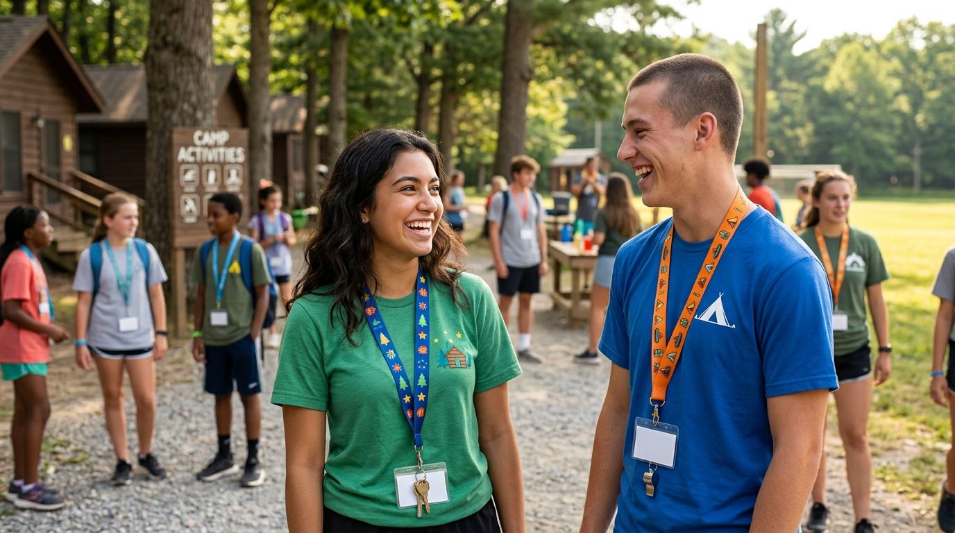 Custom lanyards for schools and summer camps