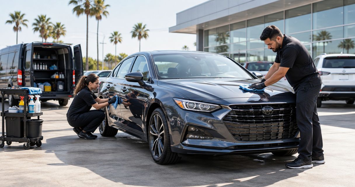 Best mobile detailing services for car dealerships in Orange County