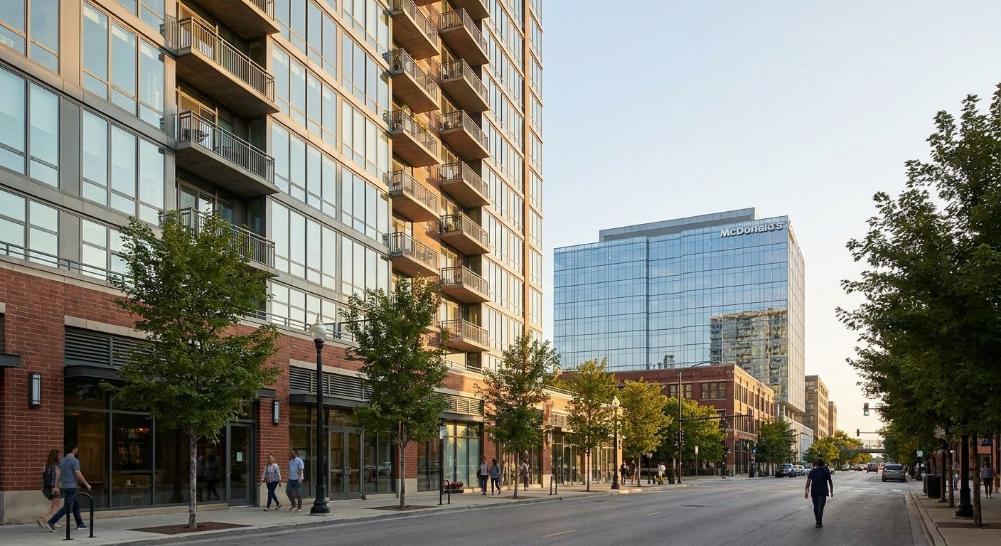 Apartments near McDonald's headquarters in Chicago