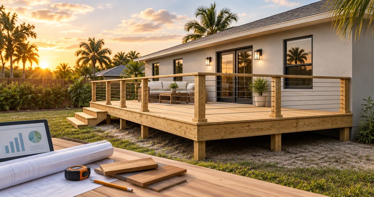 What affects the cost of a new deck in Orlando?
