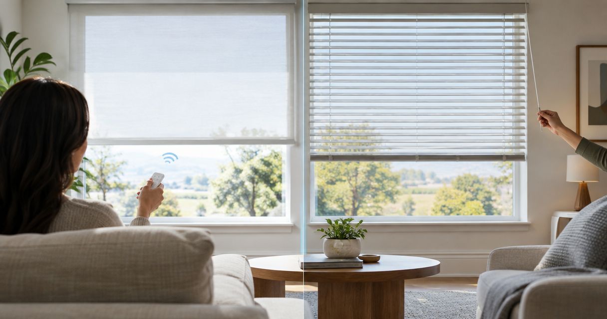 Are motorized shades worth it over manual blinds? 2026 buyer's guide