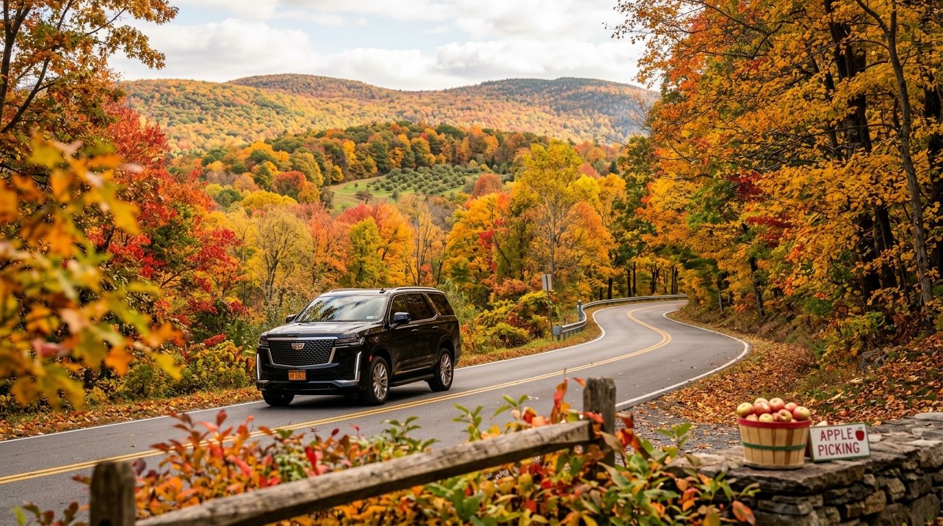 Car service for Hudson Valley apple picking and fall foliage trips