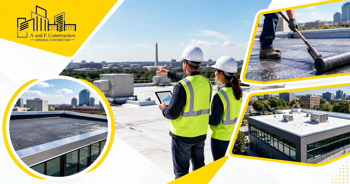 How much does roof replacement cost for a DC commercial building?