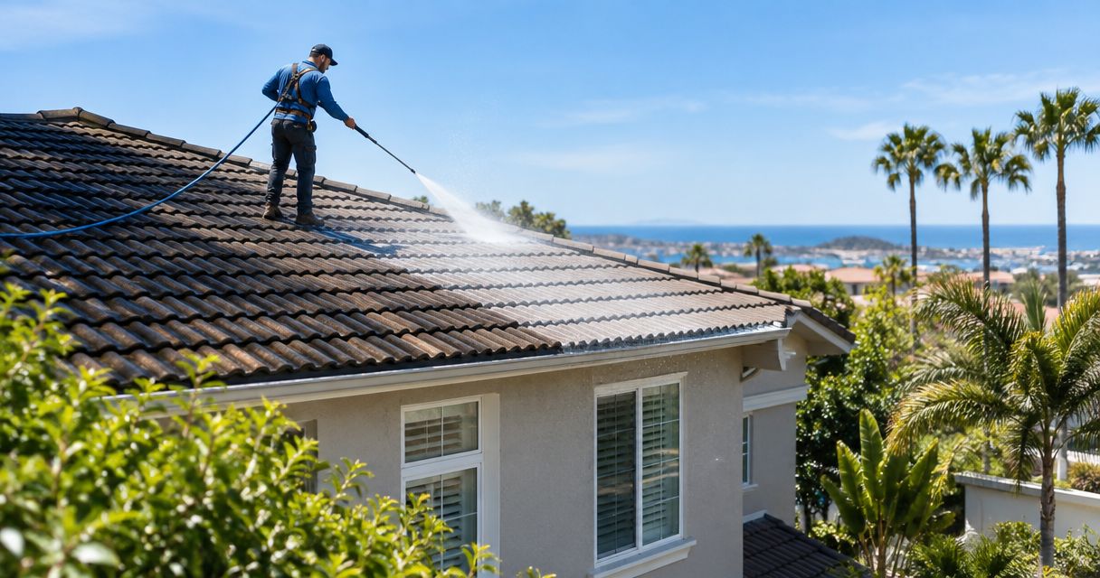 Best roof soft washing companies in Orange County 2026