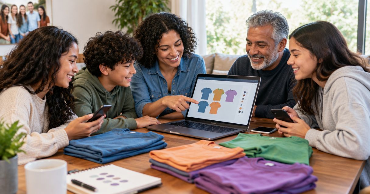 Family group chat to matching reunion shirts: 2026 workflow