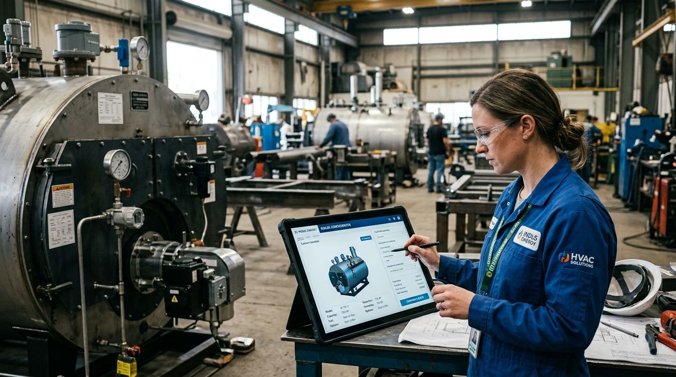 CPQ software for boiler manufacturers