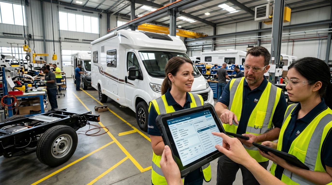 Order entry automation for RV manufacturers