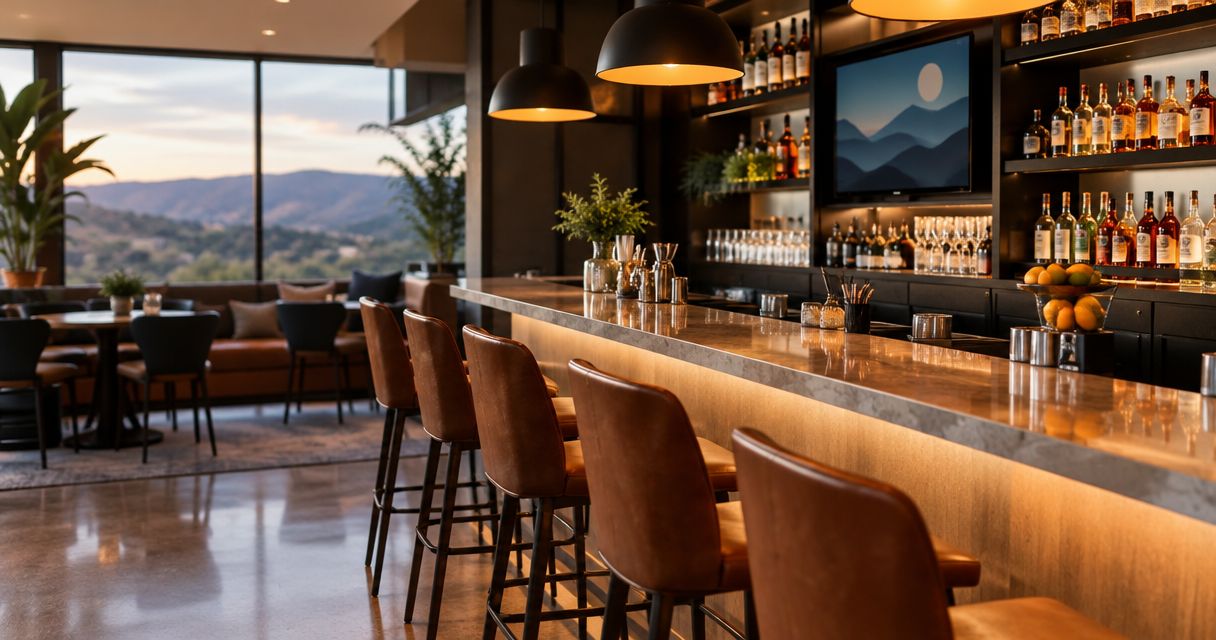 Can you reserve the bar area only in Santa Clarita?