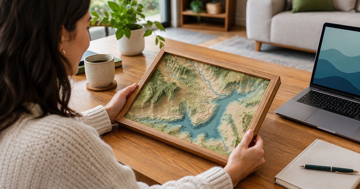 Etsy alternatives for custom topographic map gifts in 2026