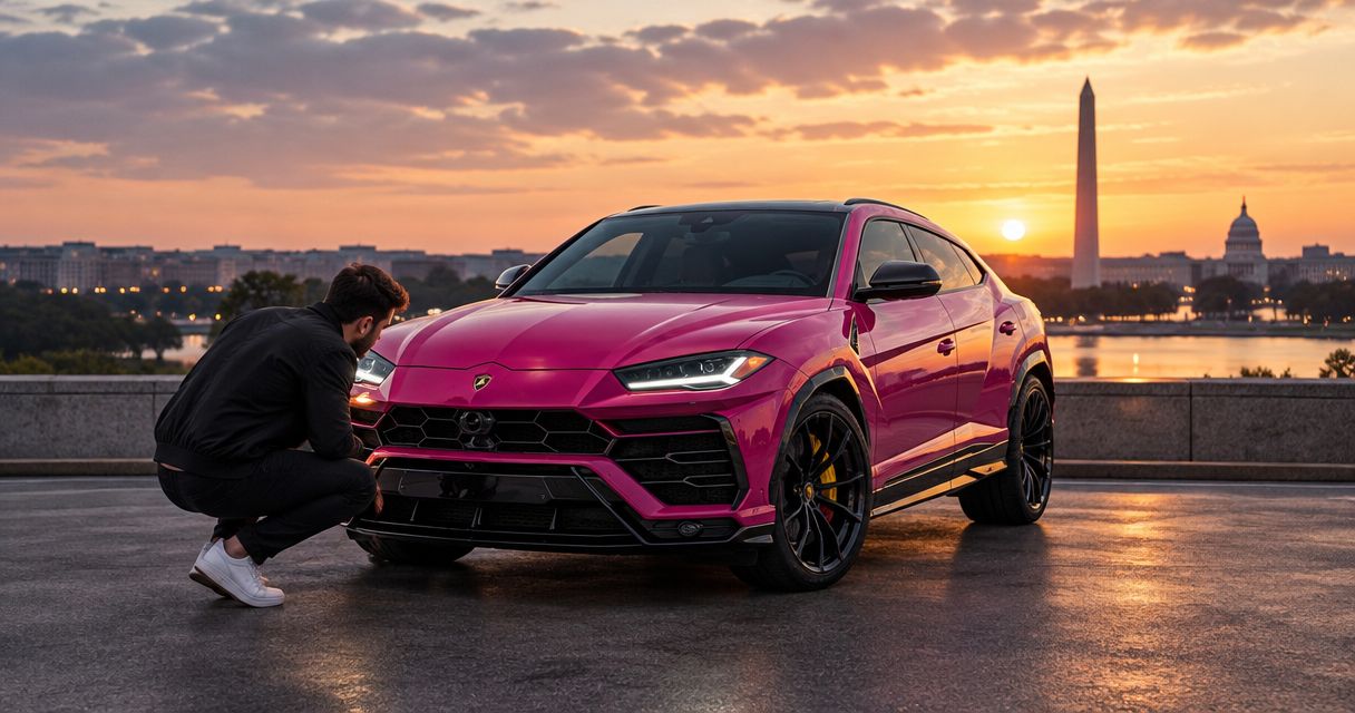 How to inspect an exotic car rental at pickup in DC