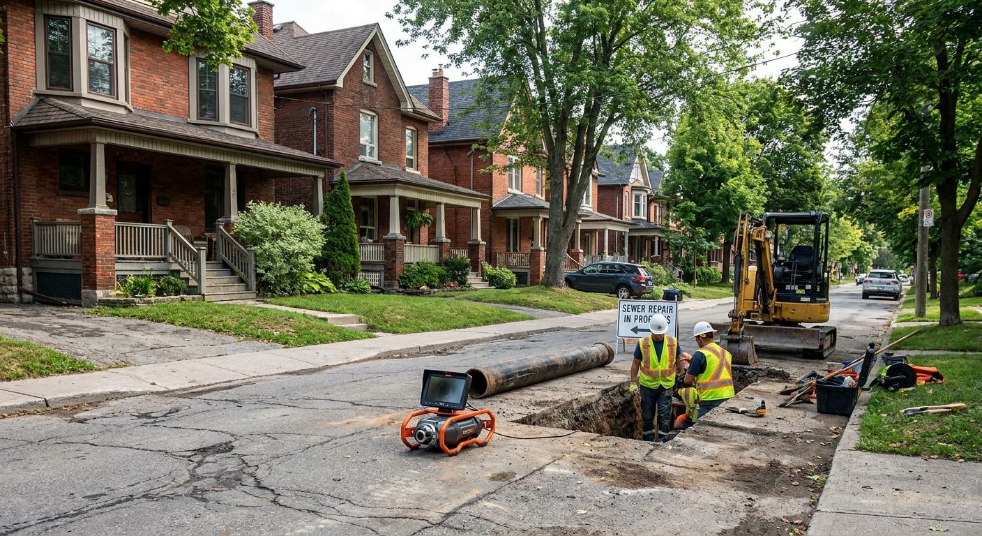 Best sewer line repair options for older neighborhoods