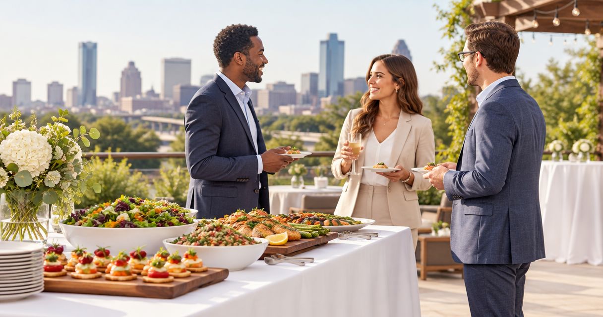 Best catering styles for a Fort Worth corporate event