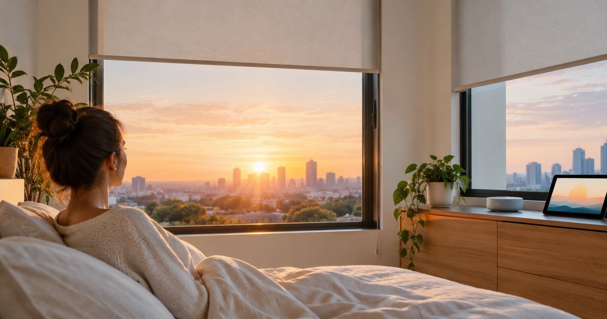 Automatically open your shades on a sunrise and sunset schedule