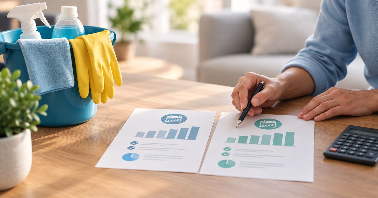 House cleaning: how to compare weekly and fortnightly quotes