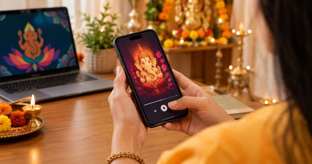 Best ganesh chaturthi invitation video maker apps in 2026