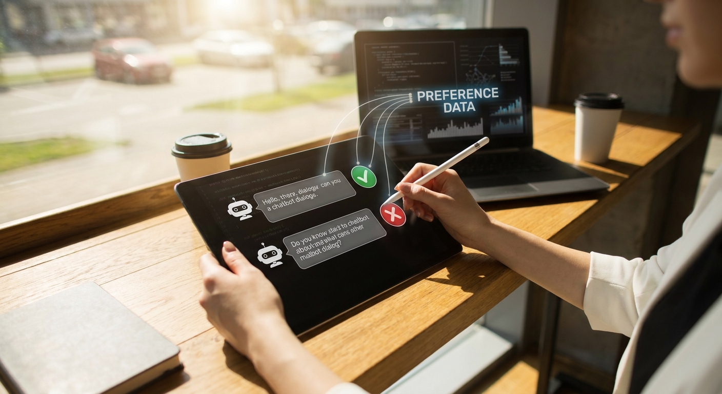 RLHF preference data for chatbot models