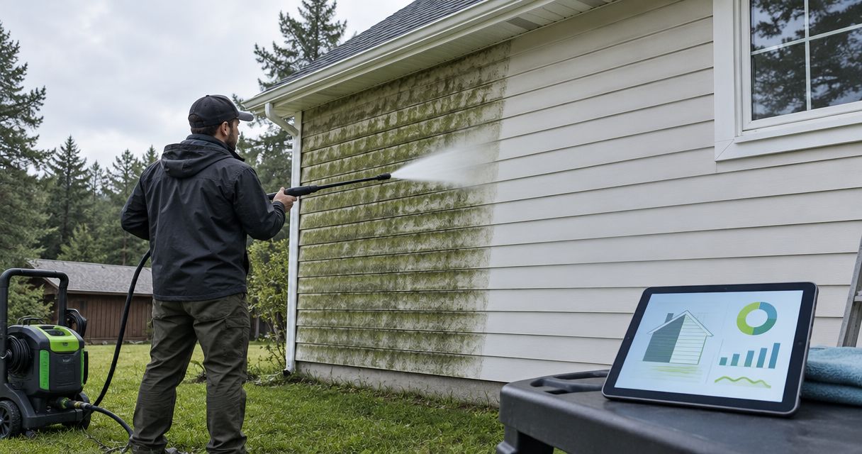 Can algae removal damage my siding?