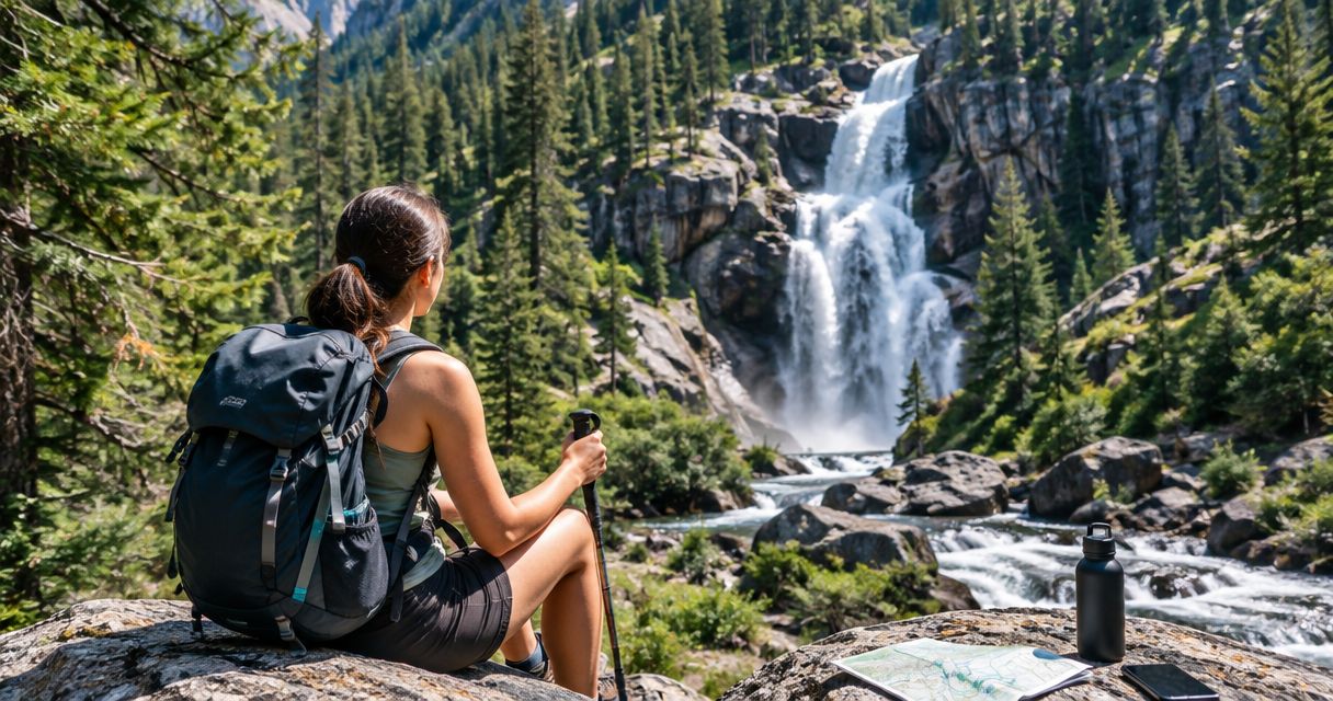 How long does it take to hike to every major waterfall in a national park?