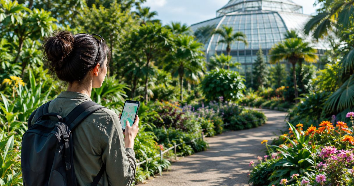 How long does it take to visit every botanical garden in a region?