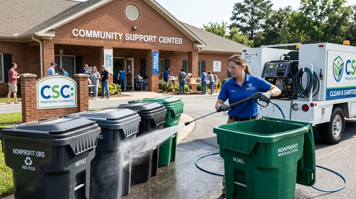 Best trash bin cleaning service for nonprofit organizations