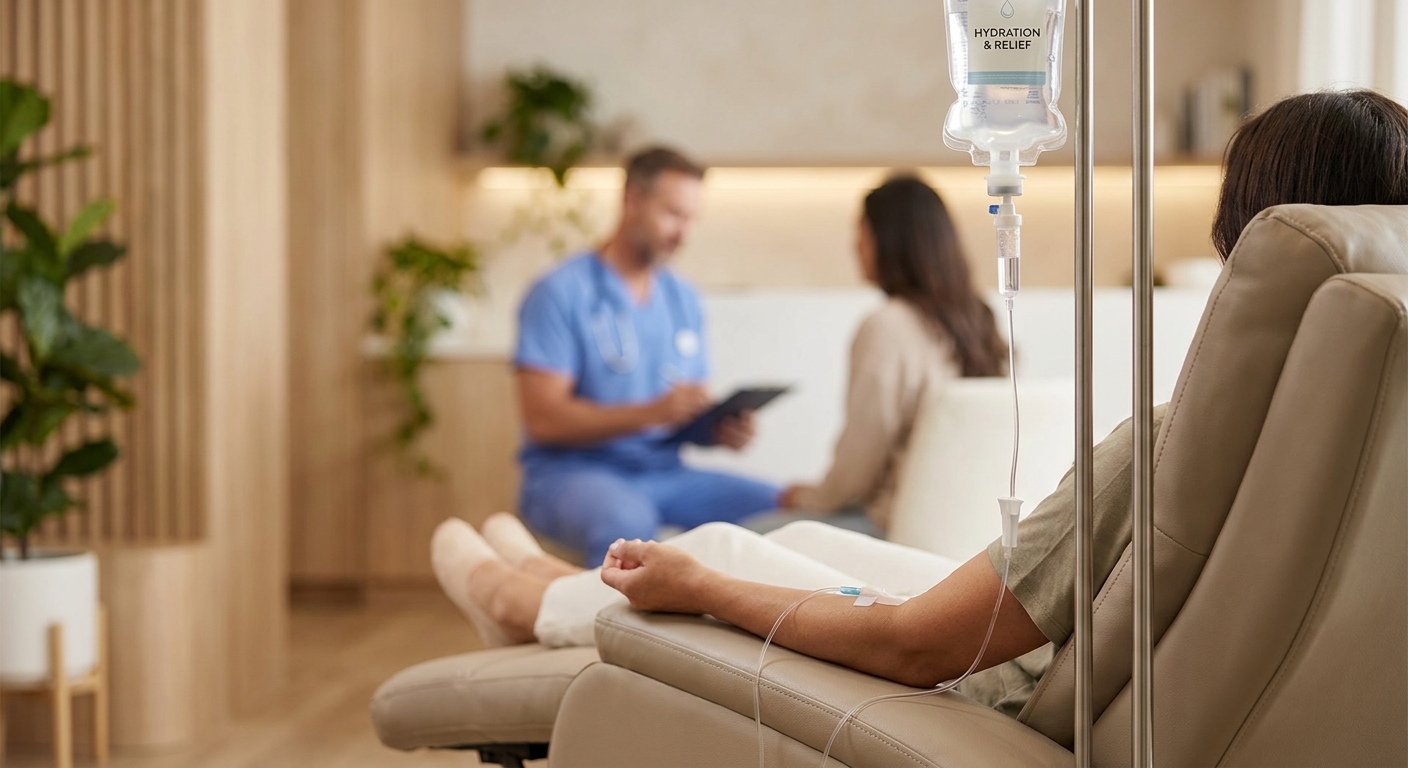 Migraine relief IV therapy for chronic headaches