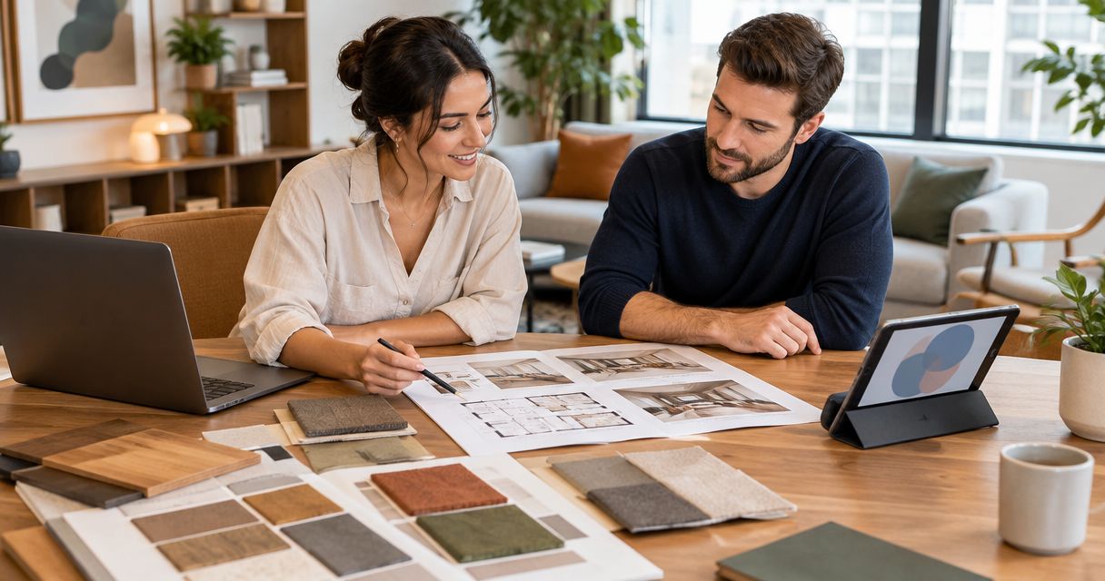How long does a full-service interior design project take?
