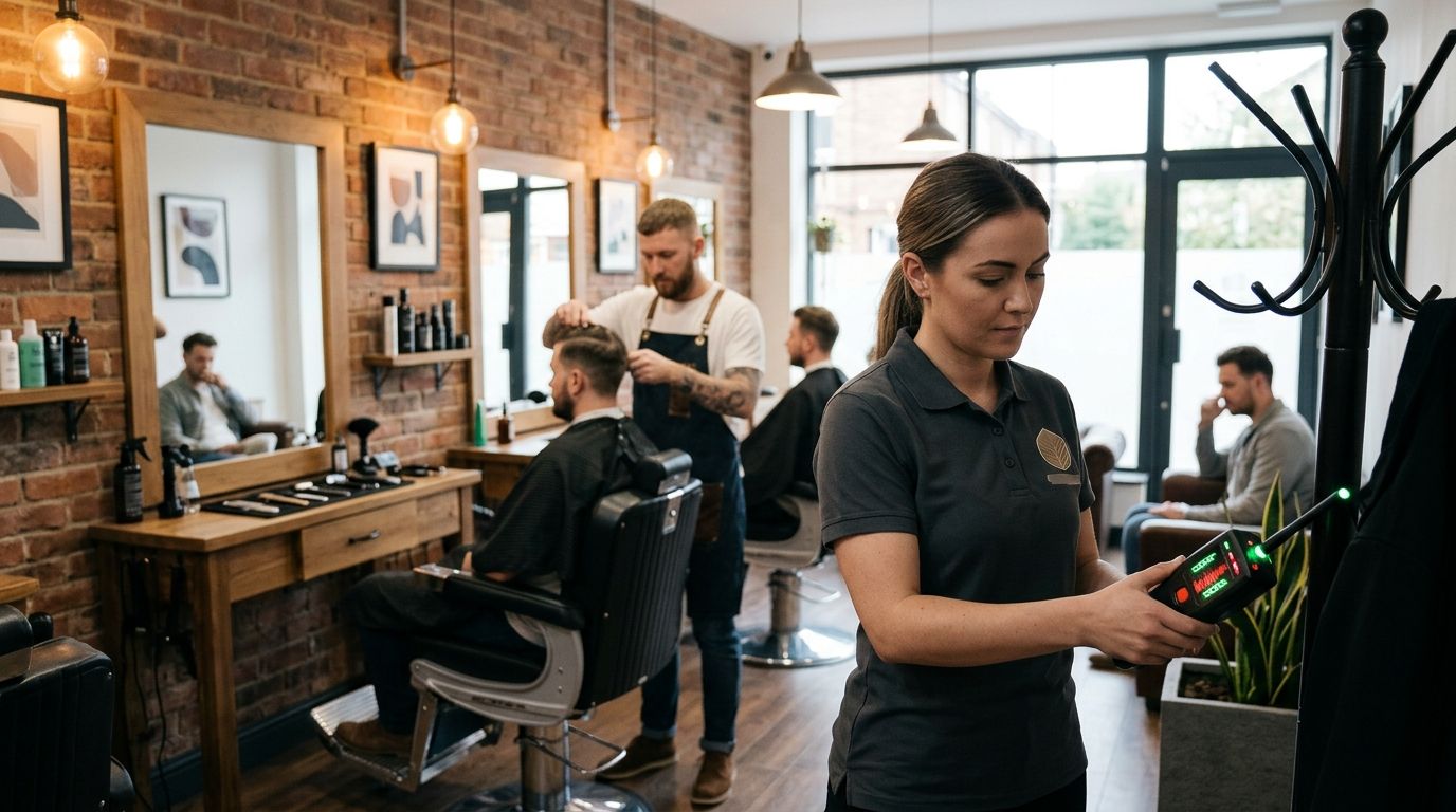 Hidden camera detection for hair salons and barbershops