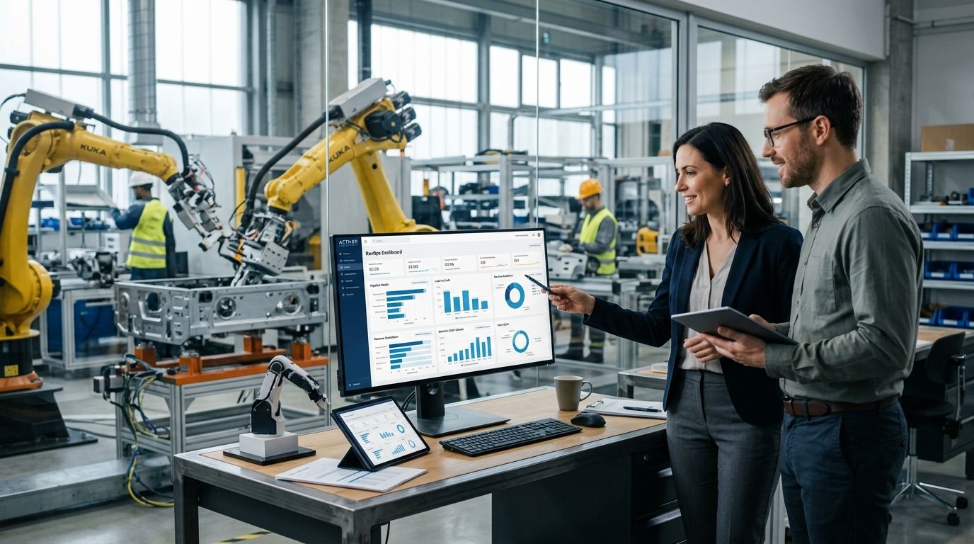 Revenue operations software for robotics manufacturers