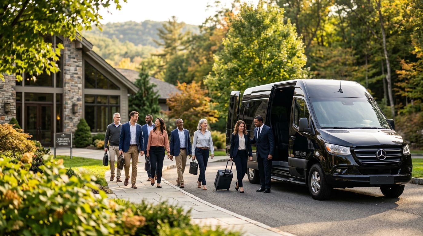 Car service for corporate offsite retreats in NJ and NY