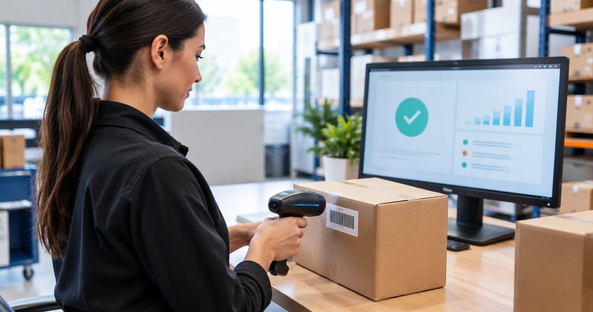 Automatically update stock levels when a barcode scanner connects to WINTOUCH