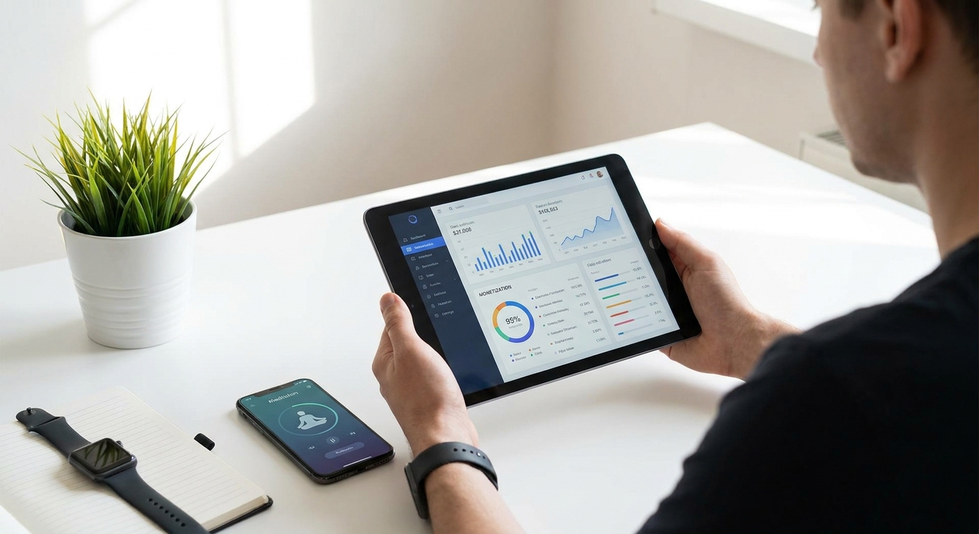 Ad revenue tools for AI wellness apps