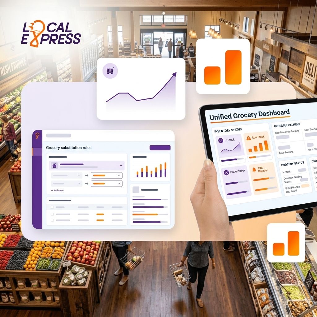 How to set substitution rules for out-of-stock grocery items