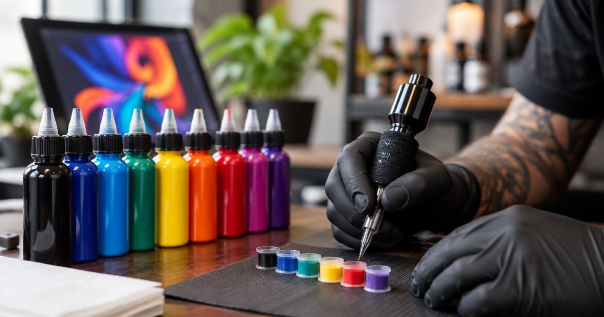 Average tattoo ink CPC by color 2026