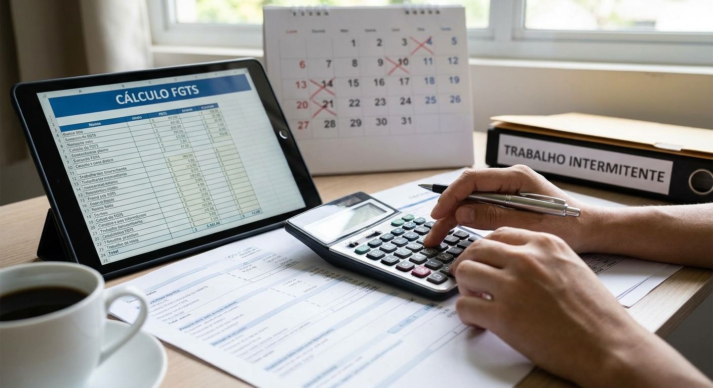 How to calculate FGTS for intermittent work contracts