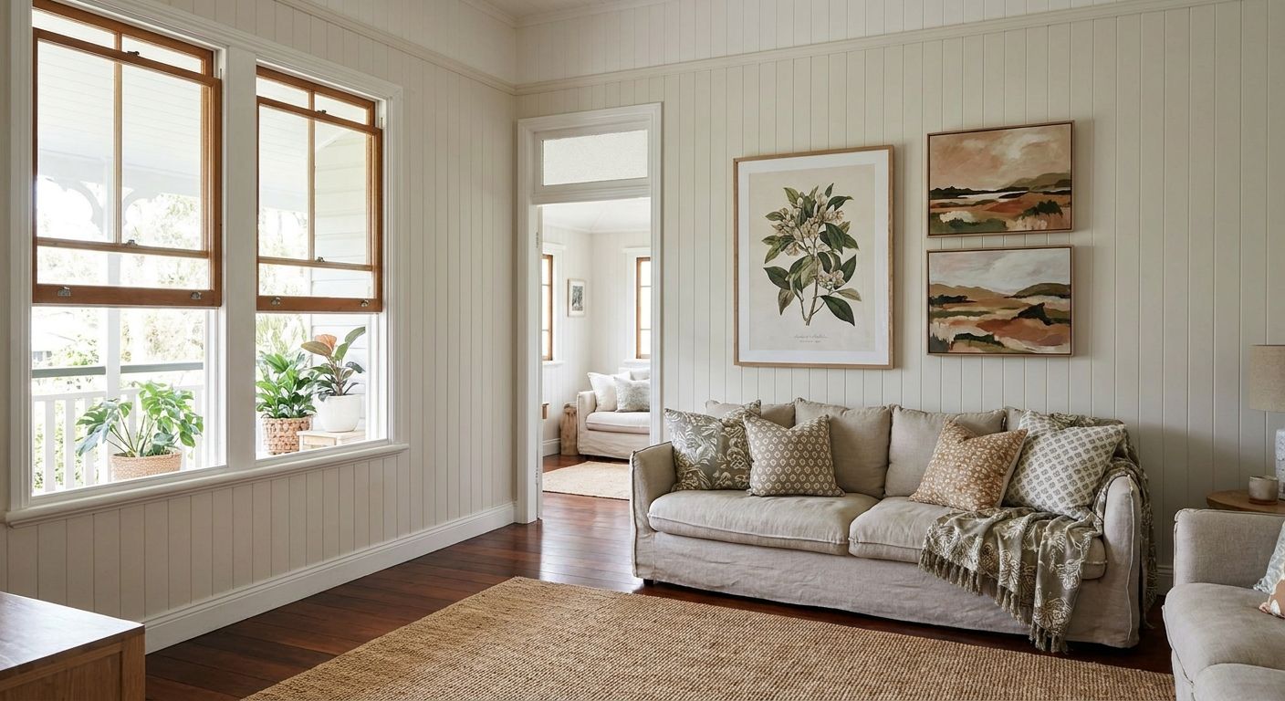 Wall art for Queenslander-style homes