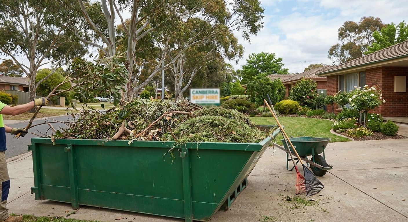 Skip bins for green waste and garden clean ups