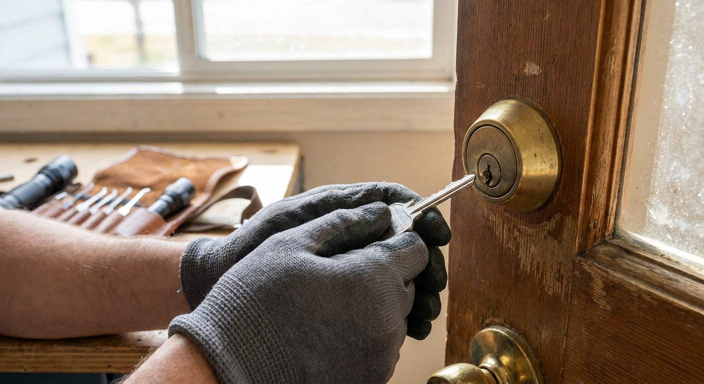 Emergency locksmith for broken key extraction