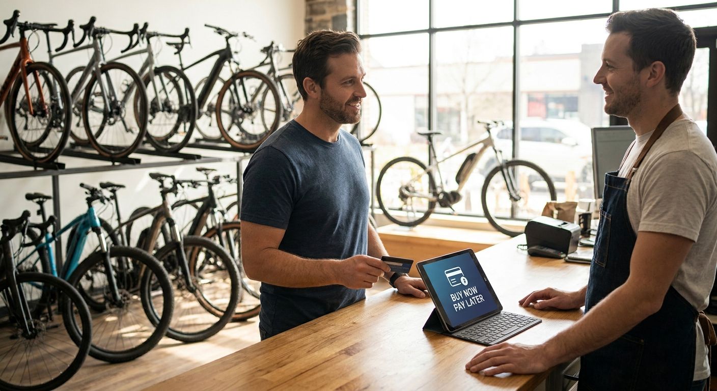 Buy now pay later for bike shops