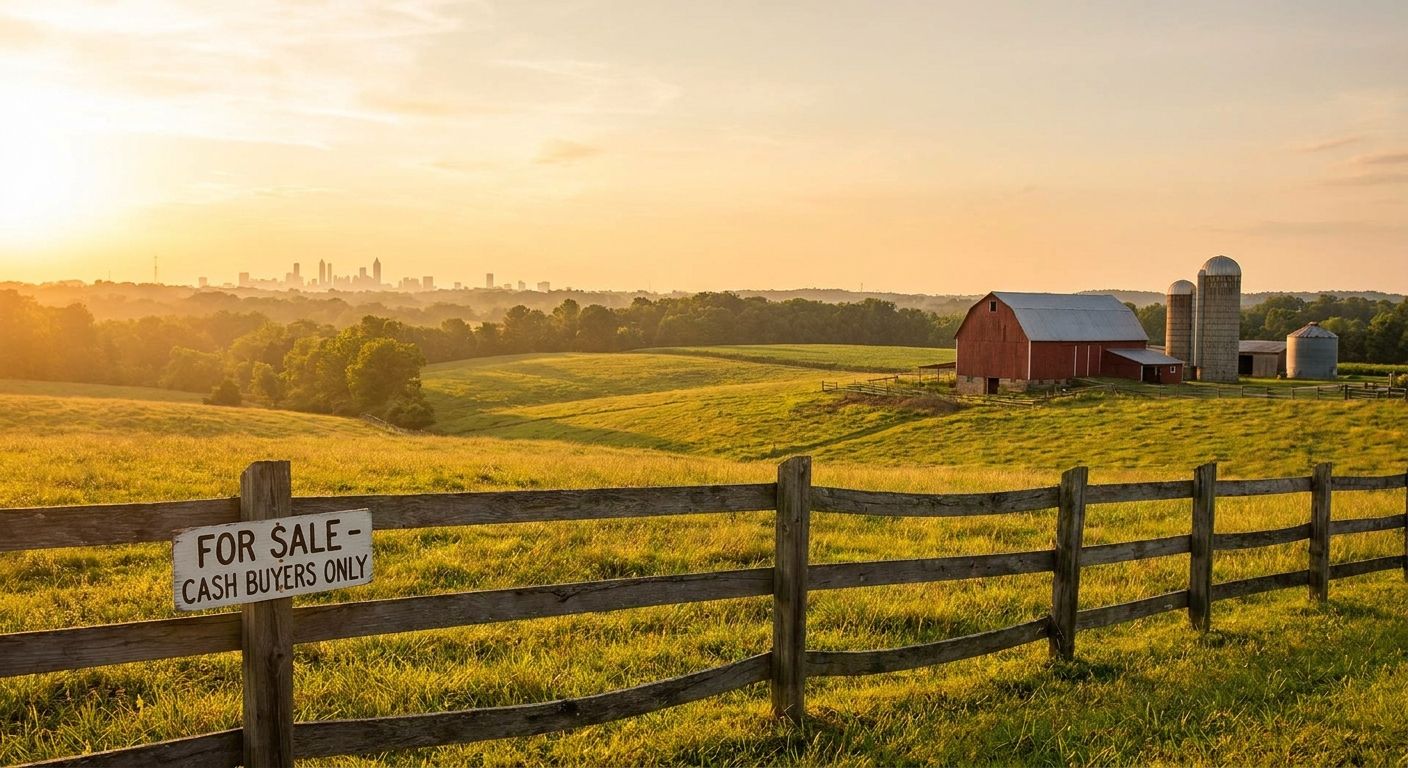 Sell farmland for cash near Atlanta