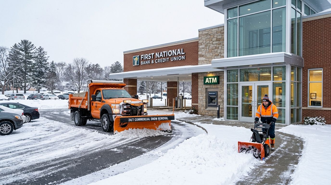 Snow removal for banks and credit unions: complete 2026 guide